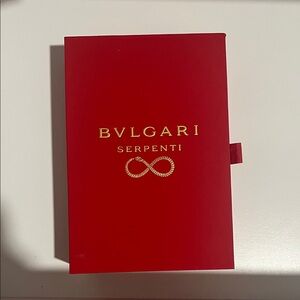 Bulgari Serpenti Red and Gold Box
